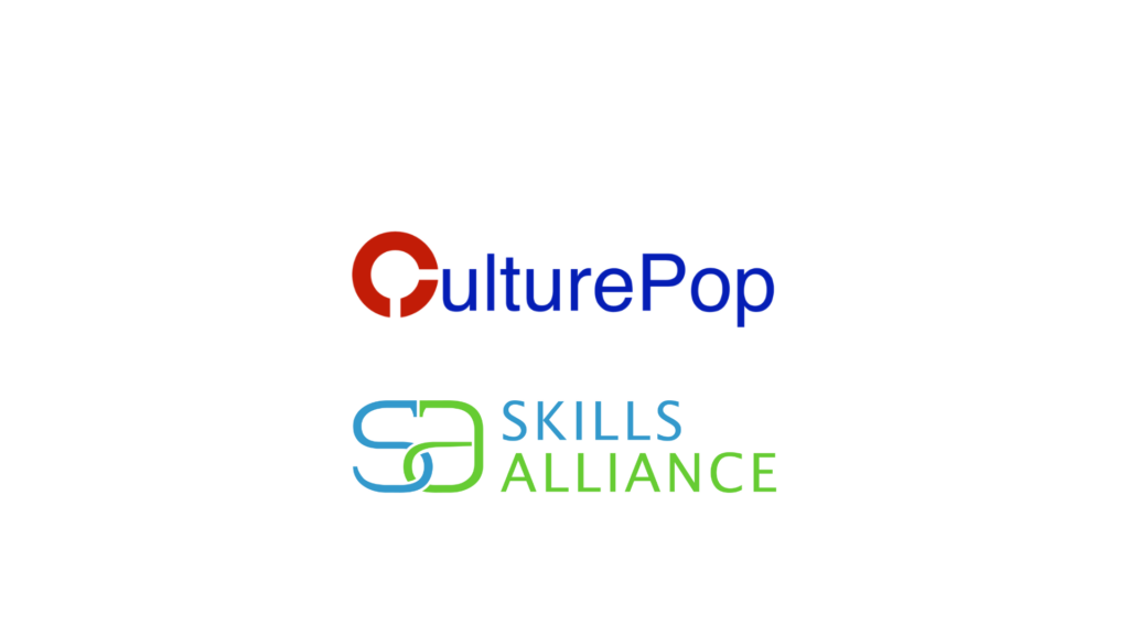 Culture pop and Skills Alliance logo