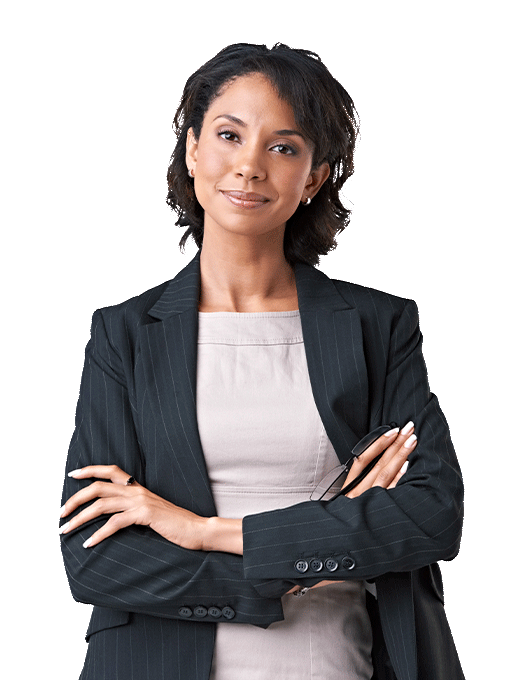 woman folding her arms