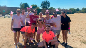 people in a team